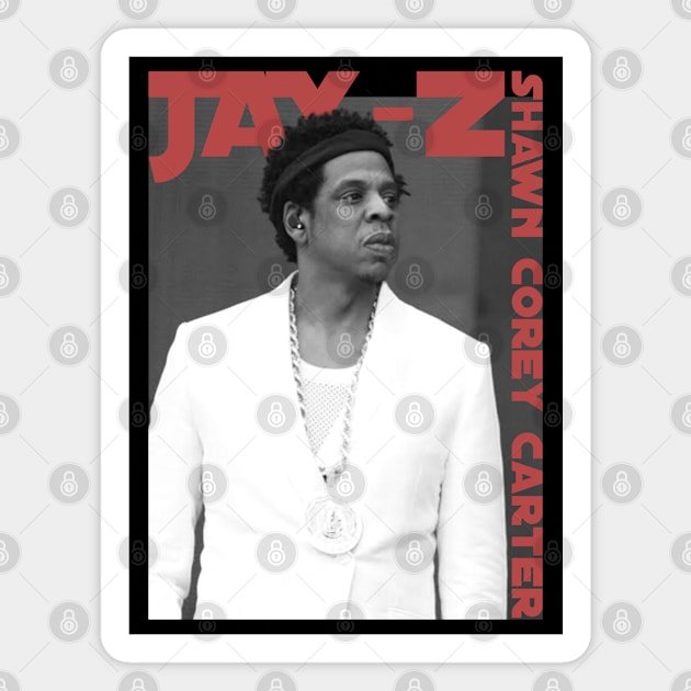 jayZ classic - monochrome style Magnet by BUBBLEMOON